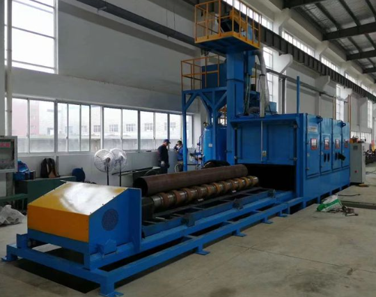 六盘水喷砂机在管道除锈中的现场施工应用